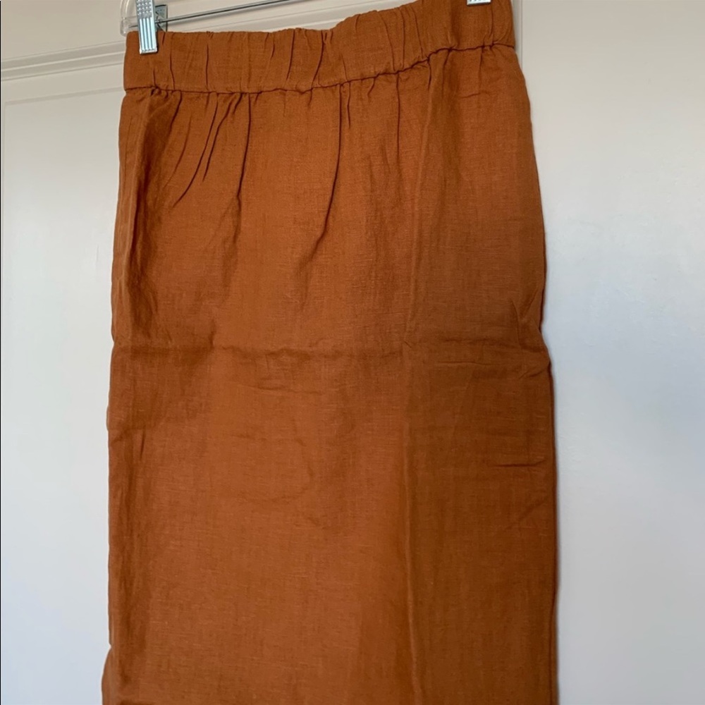 Host Pick 🧚🏼Pull-on linen skirt - Picture 8 of 10